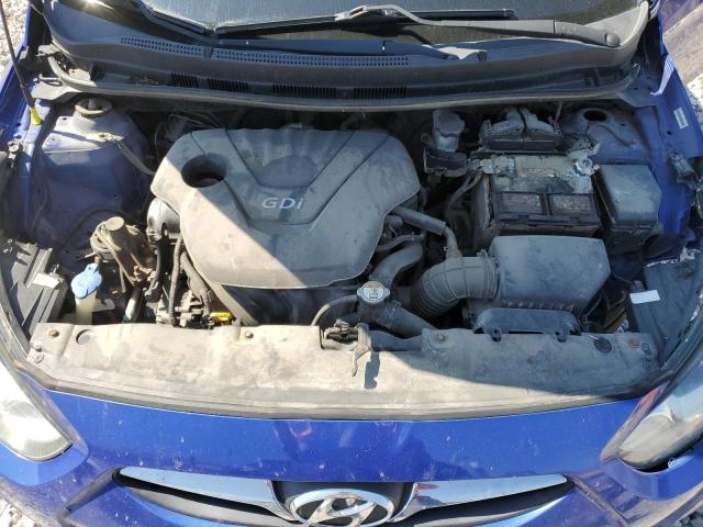 KMHCT4AEXDU347772 - 2013 HYUNDAI ACCENT GLS BLUE photo 11