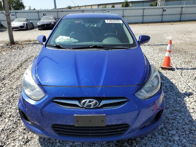 KMHCT4AEXDU347772 - 2013 HYUNDAI ACCENT GLS BLUE photo 5