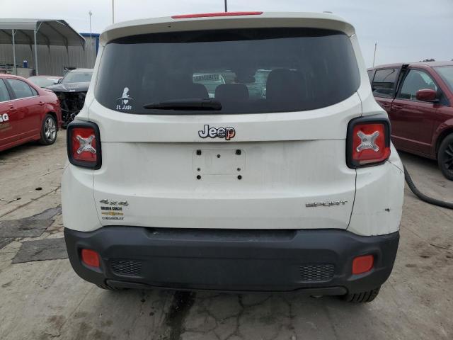 ZACCJBAB3HPF38218 - 2017 JEEP RENEGADE SPORT WHITE photo 6