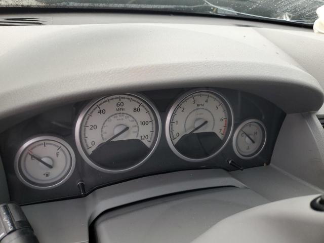 2A8HR54P38R748121 - 2008 CHRYSLER TOWN & COU TOURING SILVER photo 9