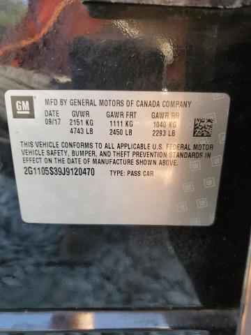 2G1105S39J9120470 - 2018 CHEVROLET IMPALA LT 黑色 照片 13