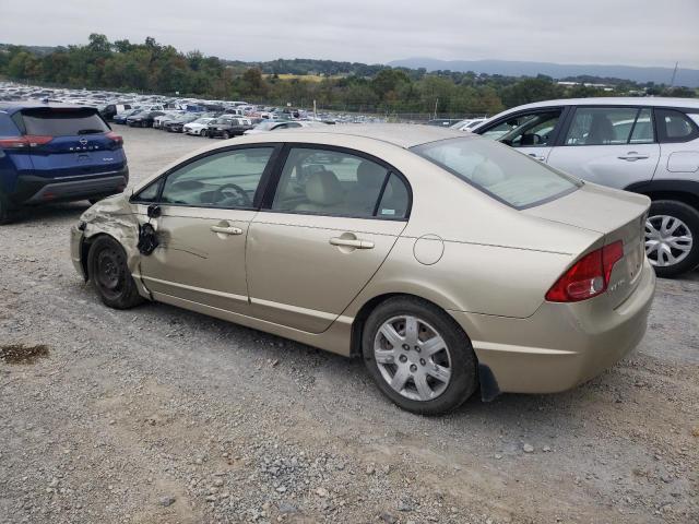 1HGFA15598L092948 - 2008 HONDA CIVIC LX GOLD photo 2