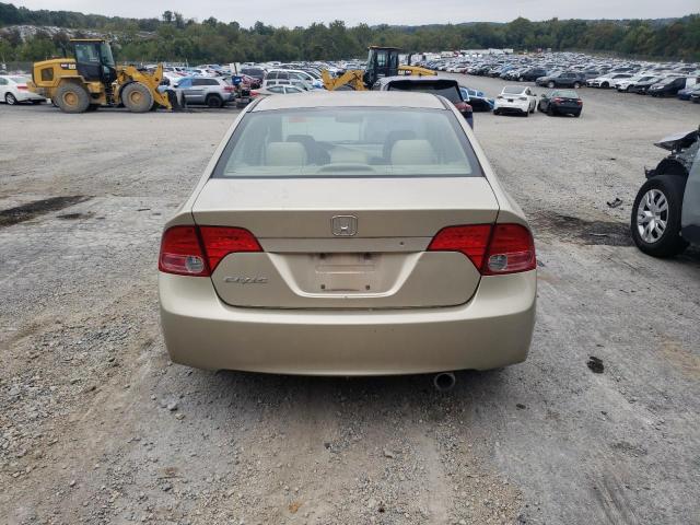 1HGFA15598L092948 - 2008 HONDA CIVIC LX GOLD photo 6