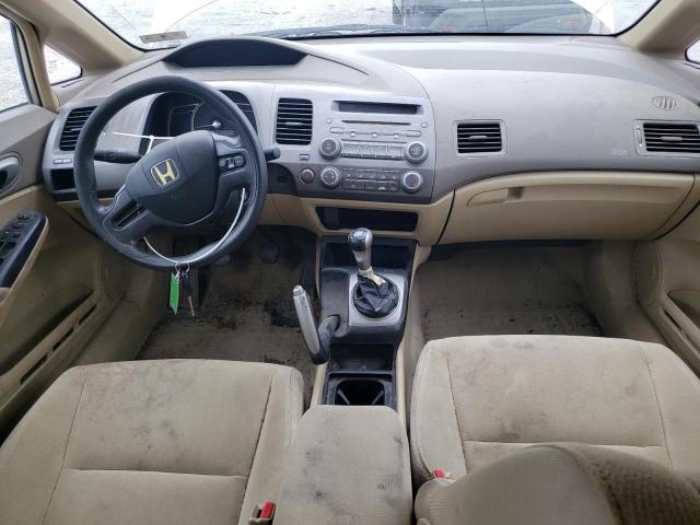 1HGFA15598L092948 - 2008 HONDA CIVIC LX GOLD photo 8