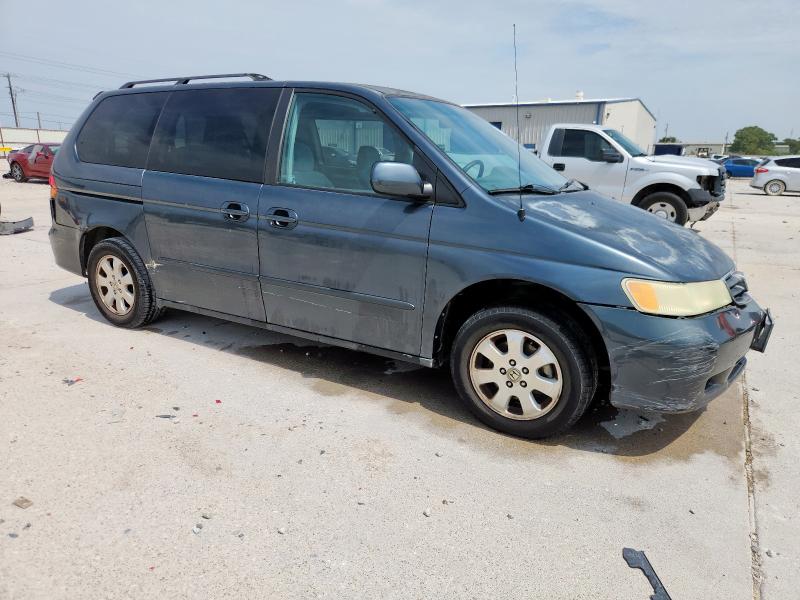 5FNRL18634B081077 - 2004 HONDA ODYSSEY EX BLUE photo 4