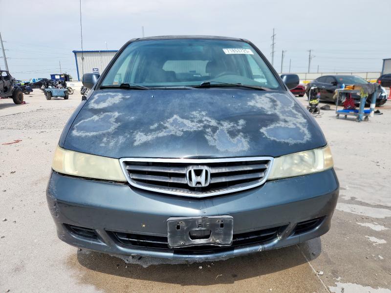 5FNRL18634B081077 - 2004 HONDA ODYSSEY EX BLUE photo 5