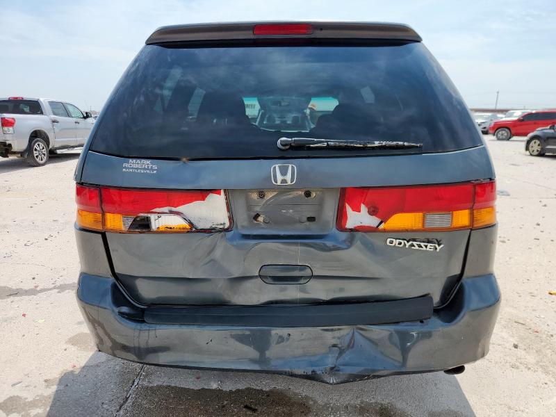 5FNRL18634B081077 - 2004 HONDA ODYSSEY EX BLUE photo 6