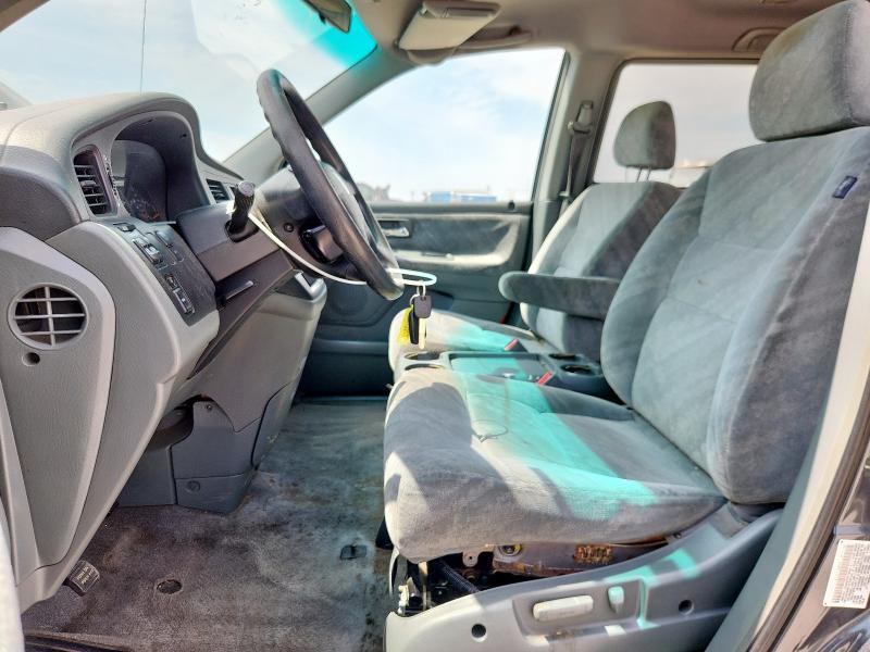 5FNRL18634B081077 - 2004 HONDA ODYSSEY EX BLUE photo 7