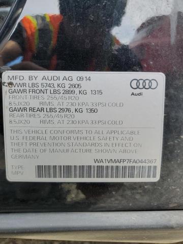 WA1VMAFP7FA044367 - 2015 AUDI Q5 TDI PRESTIGE BLACK photo 13