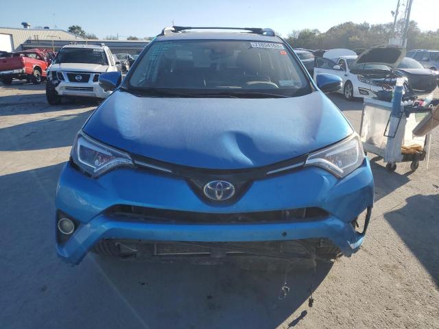 JTMDJREV1HD072479 - 2017 TOYOTA RAV4 HV LIMITED BLUE photo 5