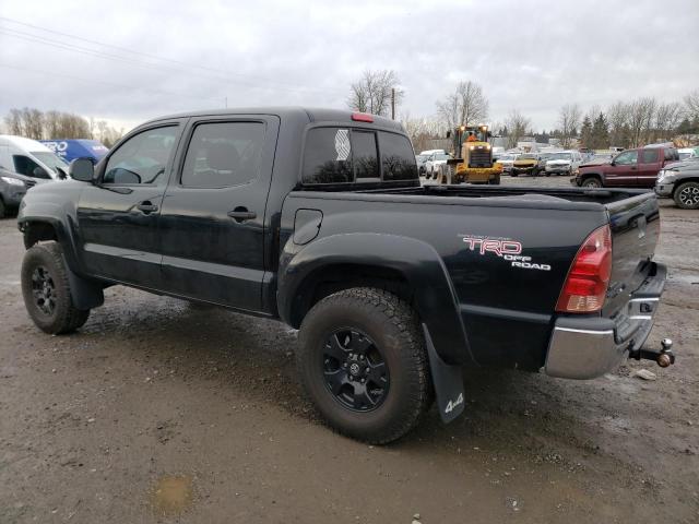 5TELU42NX6Z257595 - 2006 TOYOTA TACOMA DOUBLE CAB BLACK photo 2