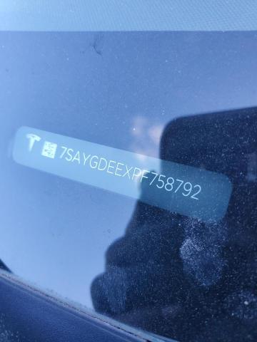 7SAYGDEEXPF758792 - 2023 TESLA MODEL Y 白色 照片 12