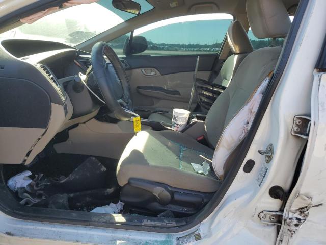 2HGFB2F58DH585741 - 2013 HONDA CIVIC LX WHITE photo 7