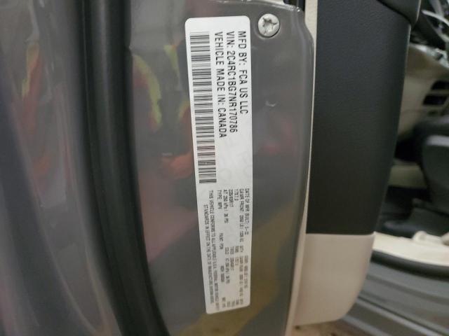 2C4RC1BG7NR170786 - 2022 CHRYSLER PACIFICA TOURING L Boz foto 13