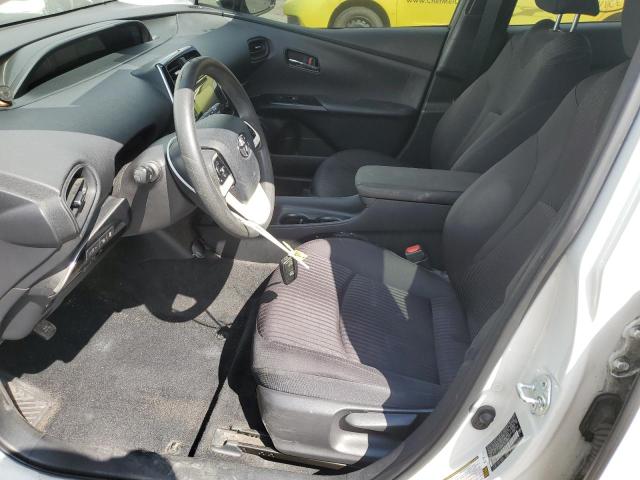 JTDKBRFU9J3082019 - 2018 TOYOTA PRIUS WHITE photo 7