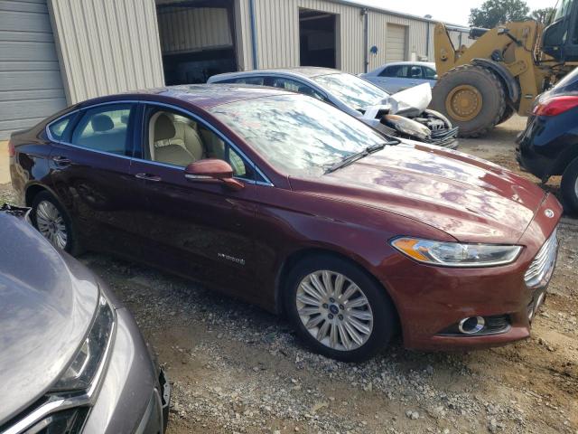 3FA6P0LU5FR289010 - 2015 FORD FUSION SE HYBRID BROWN photo 4