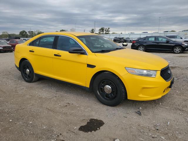 1FAHP2M86DG150708 - 2013 FORD TAURUS POLICE INTERCEPTOR YELLOW photo 4