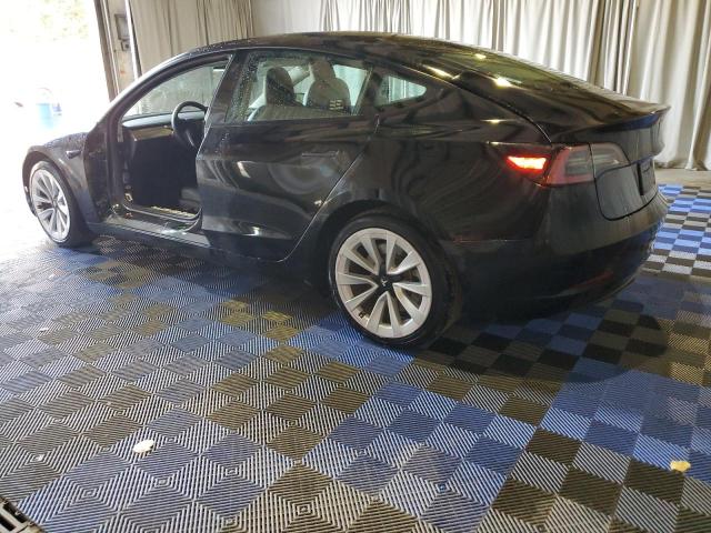 5YJ3E1EA7NF368769 - 2022 TESLA MODEL 3 BLACK photo 2