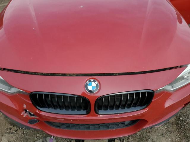 WBA3A9C55FK472985 - 2015 BMW 335 I RED photo 11