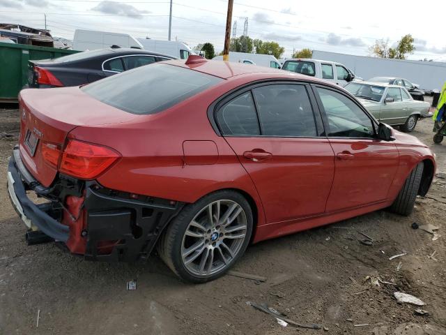 WBA3A9C55FK472985 - 2015 BMW 335 I RED photo 3