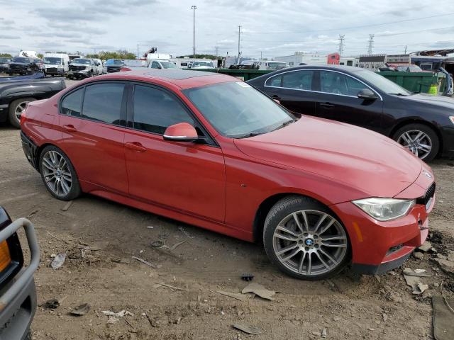 WBA3A9C55FK472985 - 2015 BMW 335 I RED photo 4