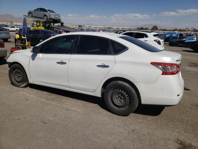 3N1AB7AP6DL628711 - 2013 NISSAN SENTRA S WHITE photo 2