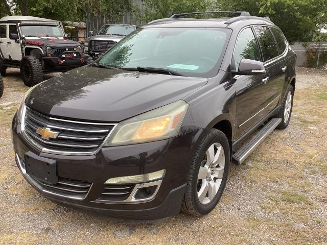 1GNKRJKD4FJ297126 - 2015 CHEVROLET TRAVERSE LTZ GRAY photo 2