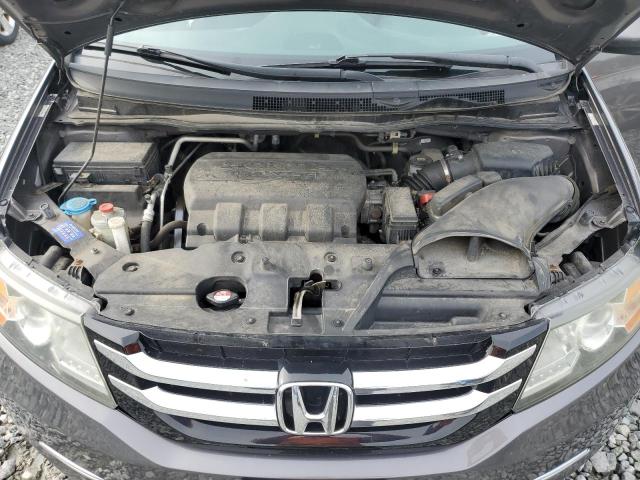 5FNRL5H43EB080325 - 2014 HONDA ODYSSEY EX GRAY photo 12