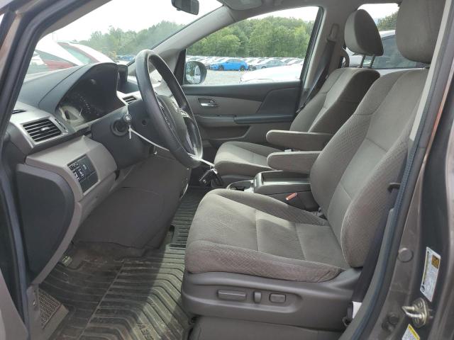 5FNRL5H43EB080325 - 2014 HONDA ODYSSEY EX GRAY photo 7