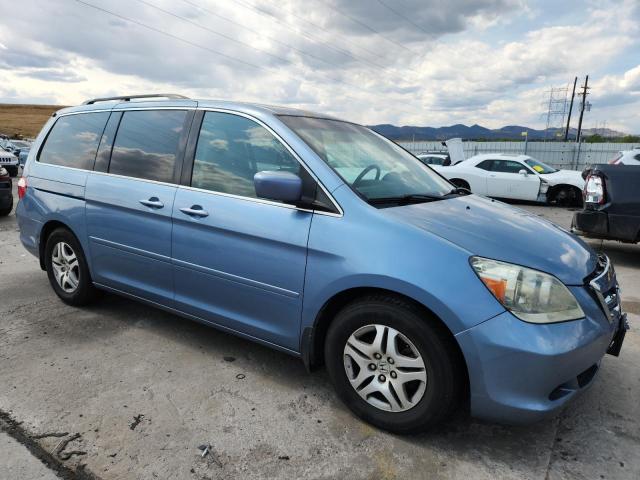 5FNRL38707B108180 - 2007 HONDA ODYSSEY EXL BLUE photo 4