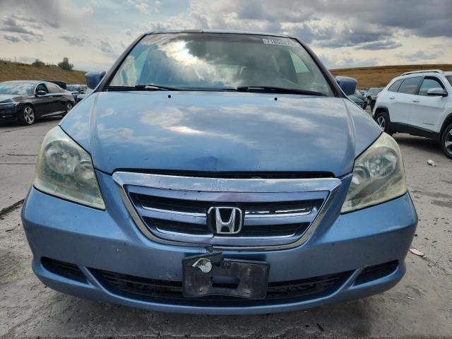 5FNRL38707B108180 - 2007 HONDA ODYSSEY EXL BLUE photo 5