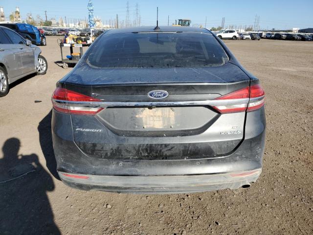 3FA6P0LU1HR230930 - 2017 FORD FUSION SE HYBRID GRAY photo 6