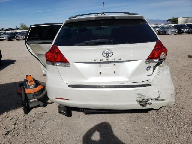 4T3BK11A19U004406 - 2009 TOYOTA VENZA WHITE photo 6