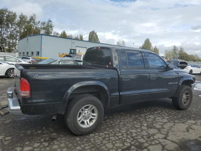 1B7HG48NX2S653495 - 2002 DODGE DAKOTA QUAD SLT BLACK photo 3