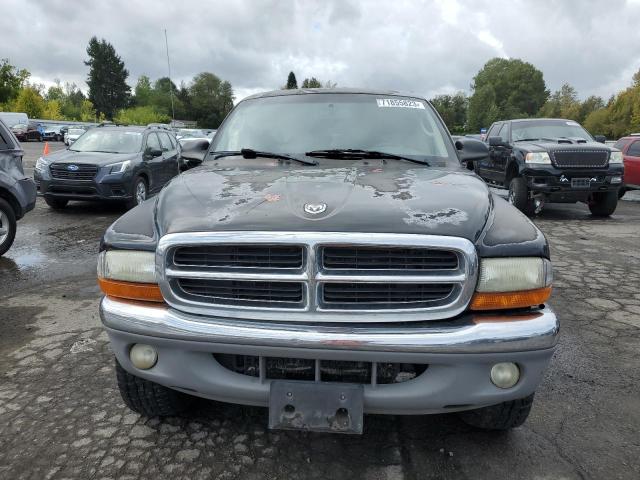 1B7HG48NX2S653495 - 2002 DODGE DAKOTA QUAD SLT BLACK photo 5