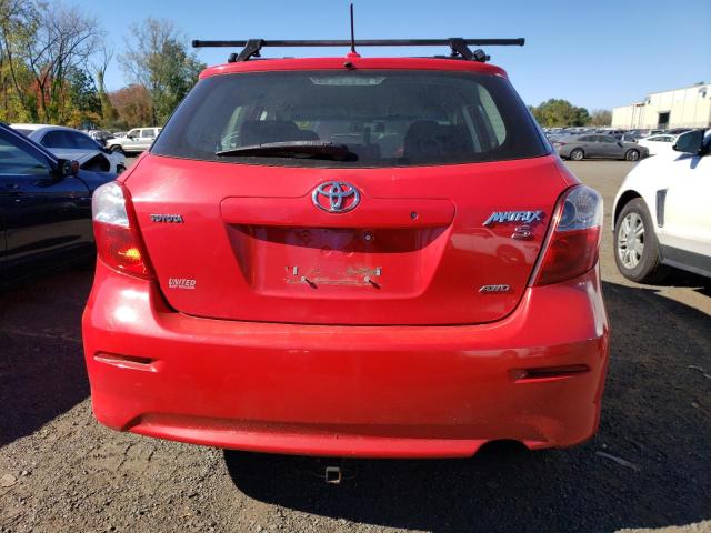 2T1LE40E49C001494 - 2009 TOYOTA COROLLA MA S RED photo 6