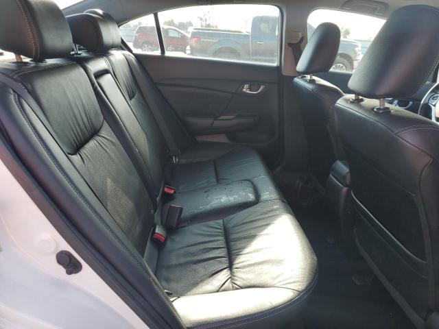 19XFB2F93DE009276 - 2013 HONDA CIVIC EXL WHITE photo 10