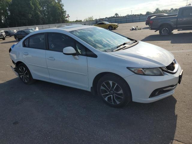19XFB2F93DE009276 - 2013 HONDA CIVIC EXL WHITE photo 4