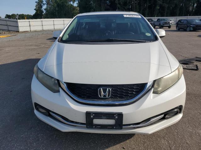 19XFB2F93DE009276 - 2013 HONDA CIVIC EXL WHITE photo 5