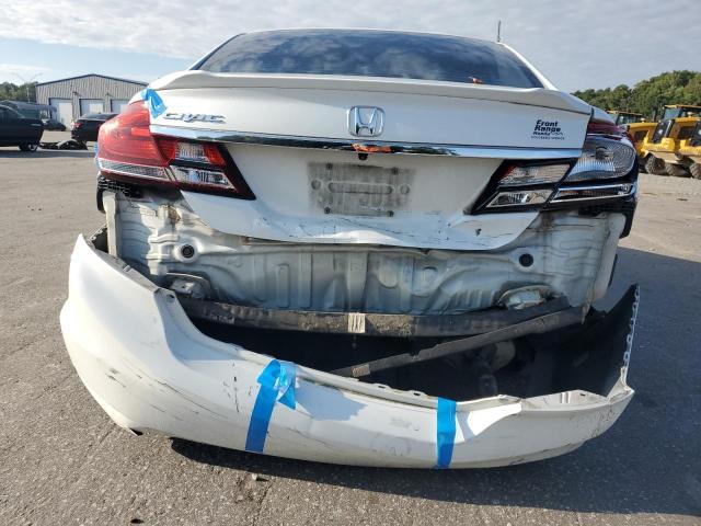 19XFB2F93DE009276 - 2013 HONDA CIVIC EXL WHITE photo 6