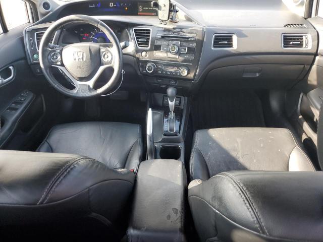 19XFB2F93DE009276 - 2013 HONDA CIVIC EXL WHITE photo 8