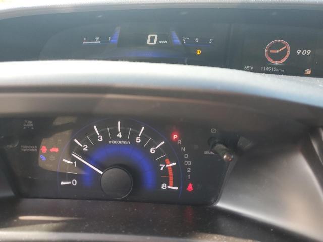 19XFB2F93DE009276 - 2013 HONDA CIVIC EXL WHITE photo 9