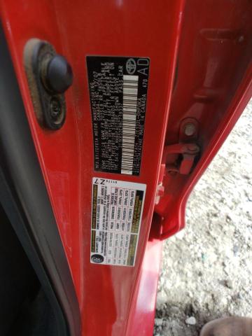 2T1KR32E98C719337 - 2008 TOYOTA COROLLA MA XR RED photo 12