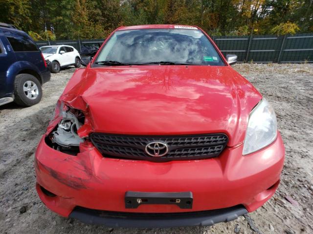 2T1KR32E98C719337 - 2008 TOYOTA COROLLA MA XR RED photo 5