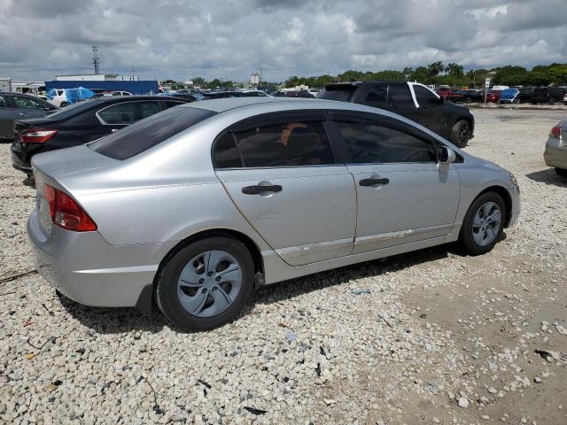 1HGFA16567L021445 - 2007 HONDA CIVIC LX SILVER photo 3