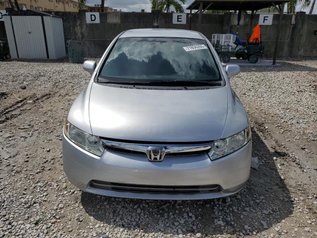 1HGFA16567L021445 - 2007 HONDA CIVIC LX SILVER photo 5