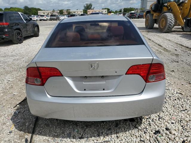 1HGFA16567L021445 - 2007 HONDA CIVIC LX SILVER photo 6