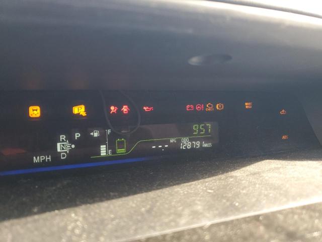 JTDZN3EU5D3210944 - 2013 TOYOTA PRIUS შავი ფოტო 9