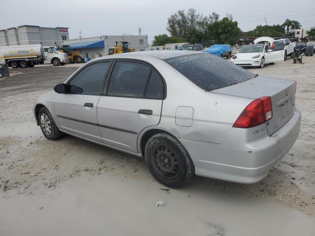 1HGES16364L008195 - 2004 HONDA CIVIC DX VP 银色 照片 2