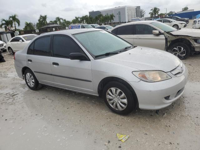 1HGES16364L008195 - 2004 HONDA CIVIC DX VP 银色 照片 4